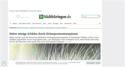 Desktop Screenshot of insuedthueringen.de